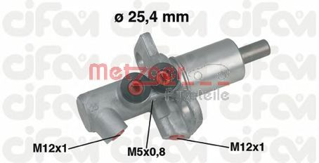 202-458 METZGER Тормозная система Тормозной диск