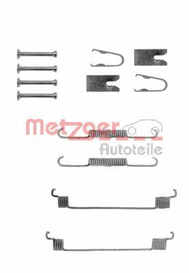 105-0789 METZGER Brake System Accessory Kit, brake shoes