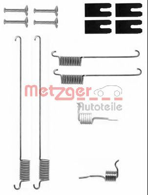 105-0829 METZGER Brake System Accessory Kit, brake shoes