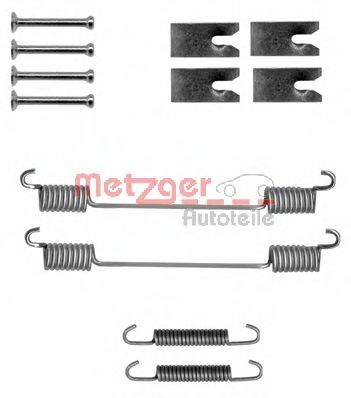 105-0836 METZGER Brake System Accessory Kit, brake shoes