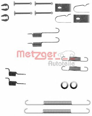 105-0847 METZGER Accessory Kit, brake shoes