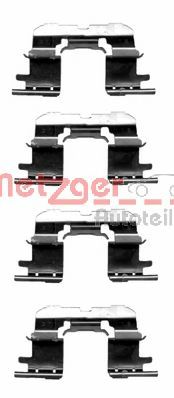109-1227 METZGER Accessory Kit, disc brake pads