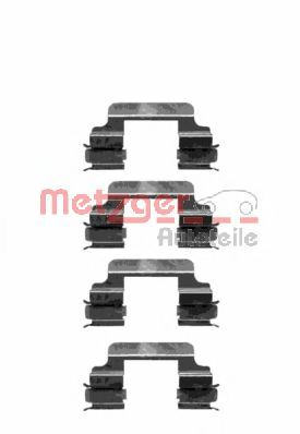 109-1231 METZGER Accessory Kit, disc brake pads