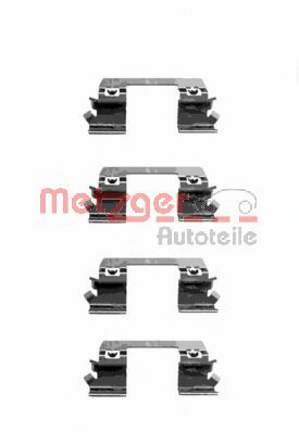 109-1234 METZGER Brake System Accessory Kit, disc brake pads