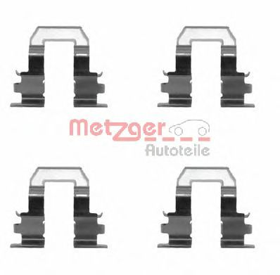 109-1255 METZGER Accessory Kit, disc brake pads