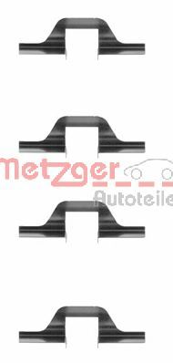 109-1263 METZGER Комплектующие, колодки дискового тормоза