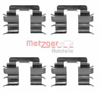 109-1272 METZGER Brake System Accessory Kit, disc brake pads