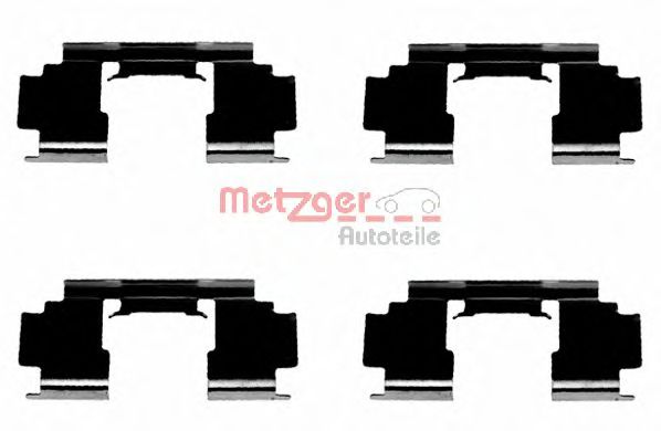 109-1276 METZGER Accessory Kit, disc brake pads