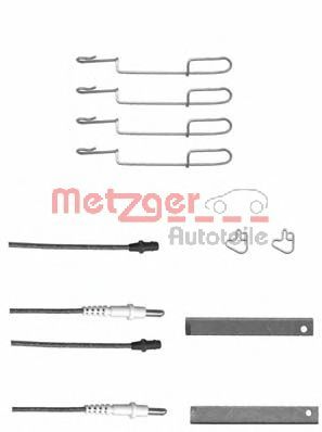 109-1280X METZGER Brake System Accessory Kit, disc brake pads