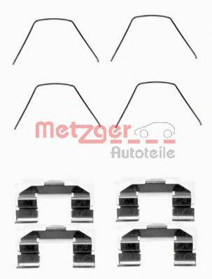 109-1607 METZGER Accessory Kit, disc brake pads