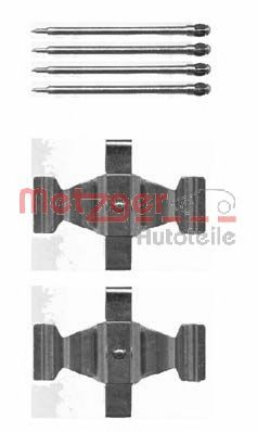 109-1636 METZGER Brake System Accessory Kit, disc brake pads