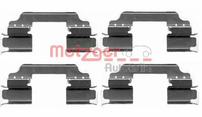 109-1649 METZGER Brake System Accessory Kit, disc brake pads