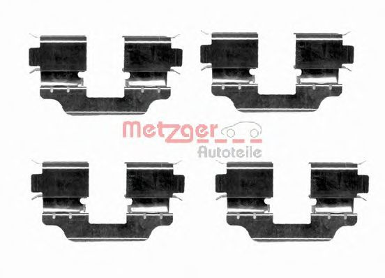 109-1653 METZGER Accessory Kit, disc brake pads