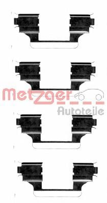 109-1656 METZGER Accessory Kit, disc brake pads