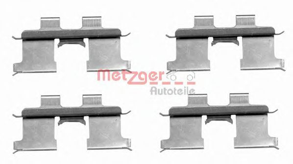 109-1667 METZGER Brake System Accessory Kit, disc brake pads