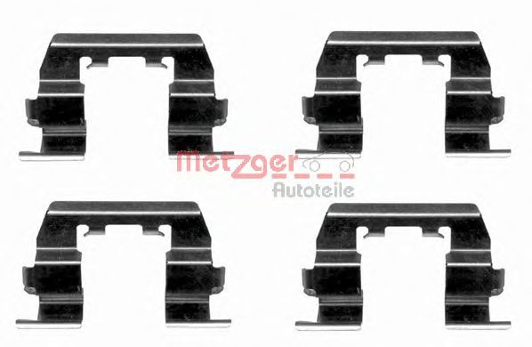 109-1669 METZGER Brake System Accessory Kit, disc brake pads