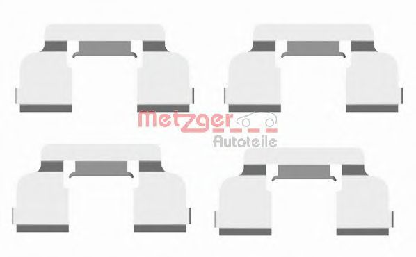 109-1698 METZGER Accessory Kit, disc brake pads