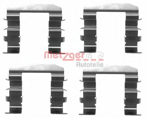 109-1708 METZGER Accessory Kit, disc brake pads