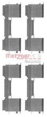 109-1729 METZGER Brake System Accessory Kit, disc brake pads