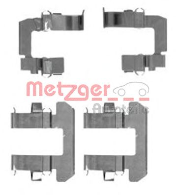 109-1763 METZGER Accessory Kit, disc brake pads