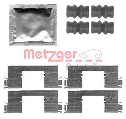 109-1798 METZGER Accessory Kit, disc brake pads