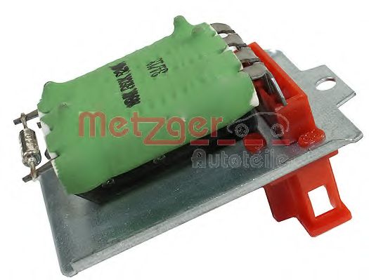 0917031 METZGER Heating / Ventilation Resistor, interior blower