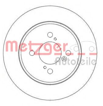 61483.00 METZGER Brake System Brake Disc