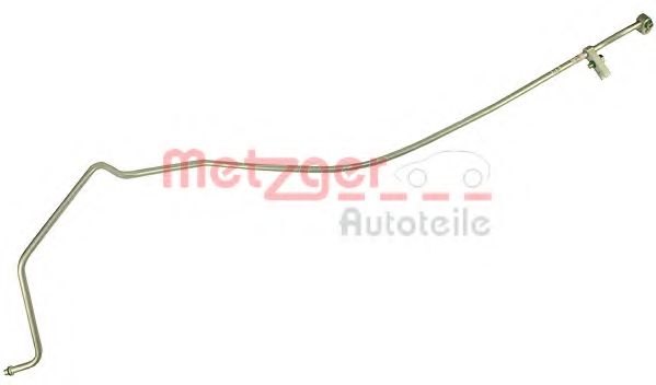 2360016 METZGER Air Conditioning High-/Low Pressure Line, air conditioning