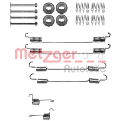 105-0021 METZGER Brake System Accessory Kit, brake shoes