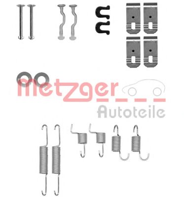 105-0028 METZGER Accessory Kit, parking brake shoes