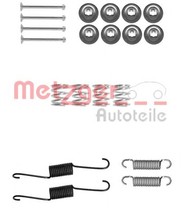 105-0031 METZGER Accessory Kit, brake shoes
