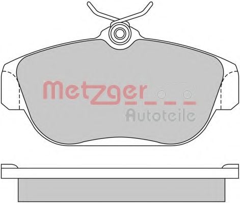 1170018 METZGER Brake Pad Set, disc brake