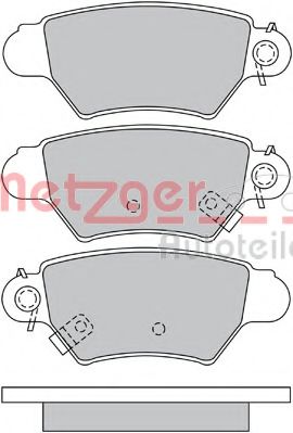 1170042 METZGER Brake Pad Set, disc brake