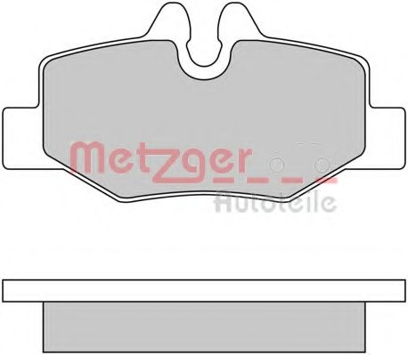 1170081 METZGER Brake Pad Set, disc brake