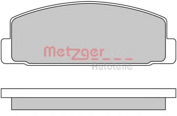 1170088 METZGER Brake Pad Set, disc brake