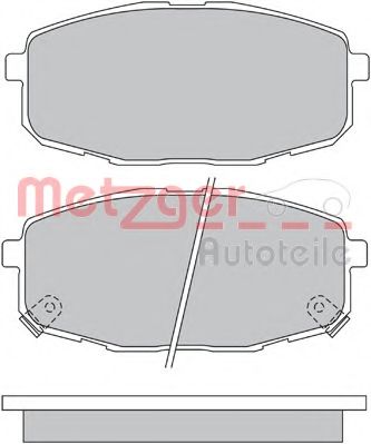 1170097 METZGER Brake Pad Set, disc brake