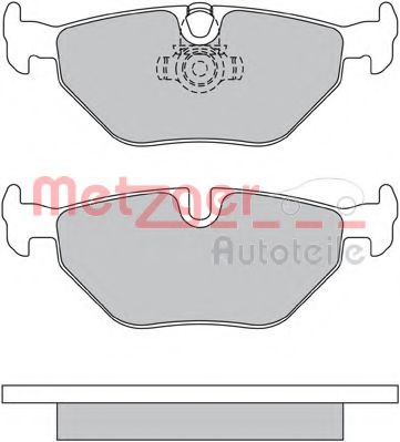 1170120 METZGER Brake Pad Set, disc brake