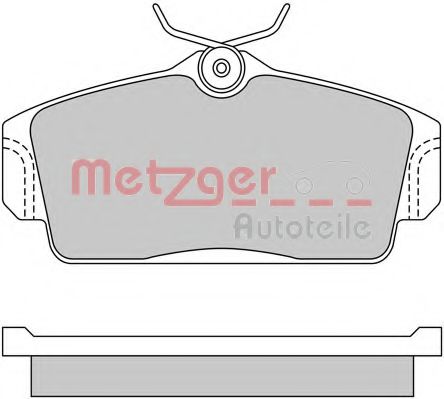 1170125 METZGER Brake Pad Set, disc brake