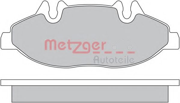 1170145 METZGER Brake Pad Set, disc brake