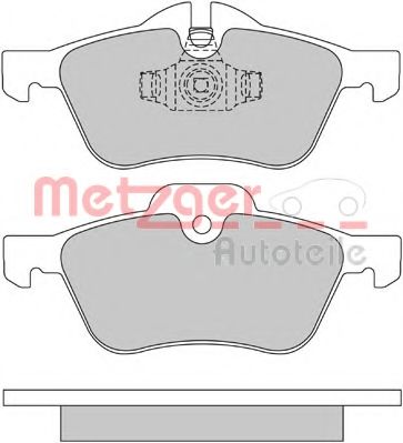 1170189 METZGER Brake System Brake Pad Set, disc brake