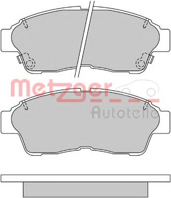 1170209 METZGER Brake Pad Set, disc brake