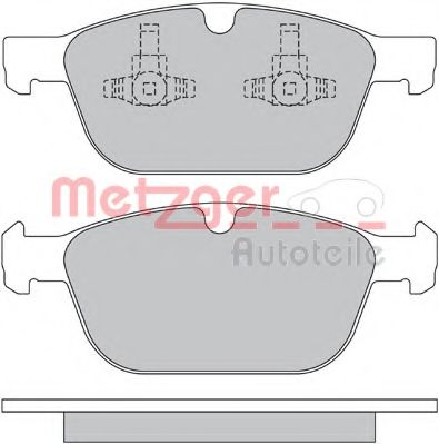 1170229 METZGER Brake System Brake Pad Set, disc brake