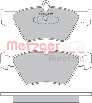 1170279 METZGER Brake System Brake Pad Set, disc brake