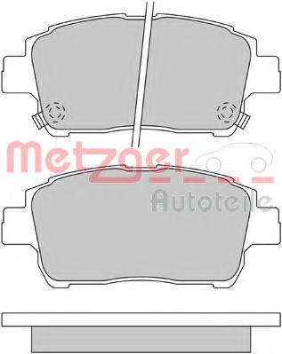 1170322 METZGER Brake Pad Set, disc brake