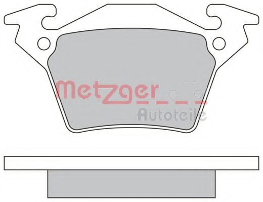 1170331 METZGER Brake Pad Set, disc brake