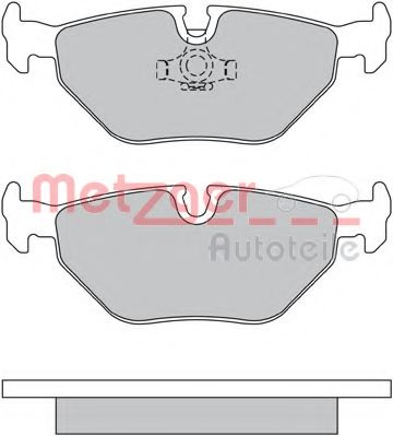 1170371 METZGER Brake Pad Set, disc brake