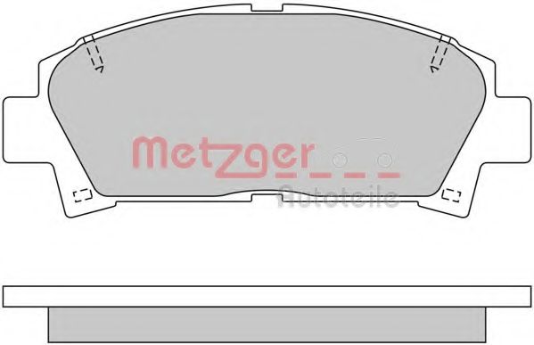 1170398 METZGER Brake Pad Set, disc brake
