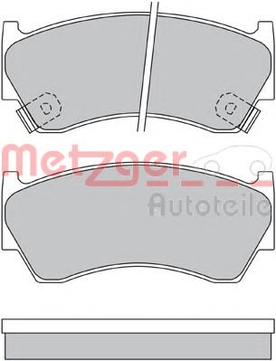 1170433 METZGER Brake Pad Set, disc brake