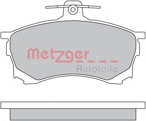 1170453 METZGER Brake Pad Set, disc brake