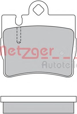 1170460 METZGER Brake Pad Set, disc brake